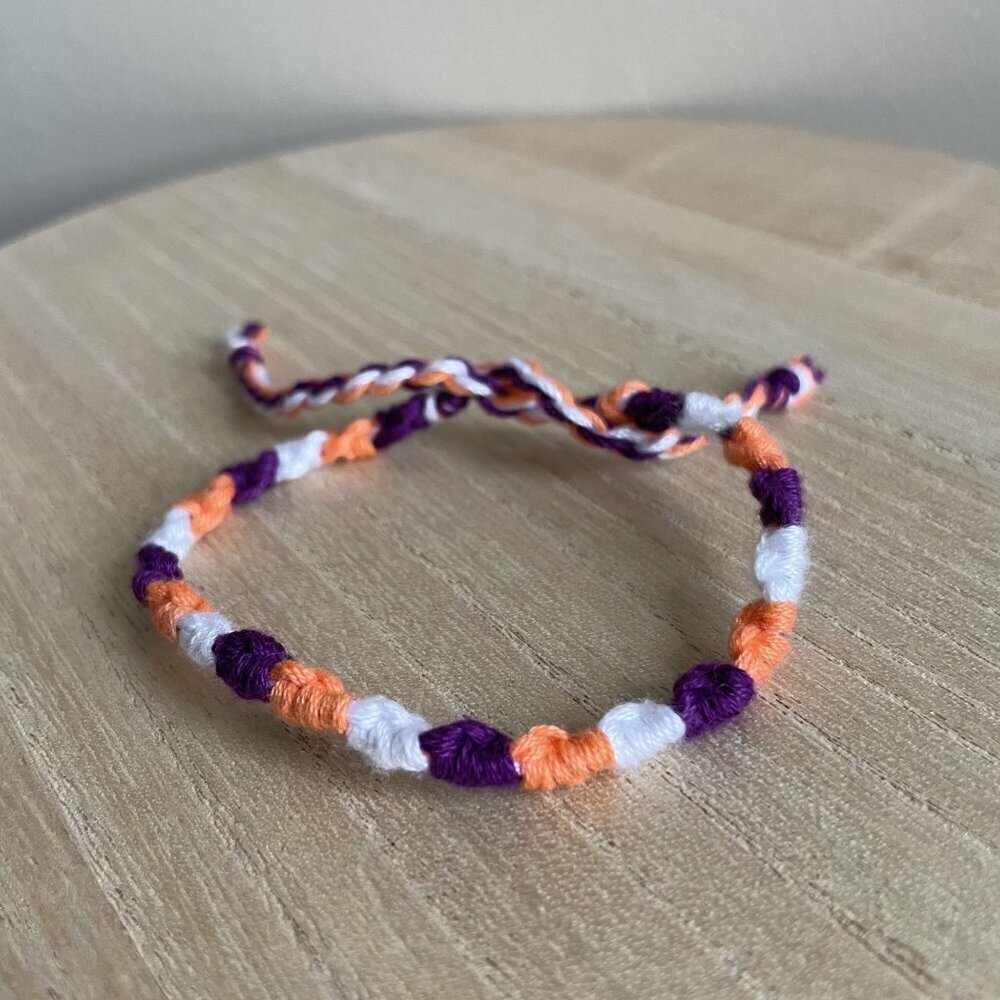 Marian Bracelet, anklet, trendy, comfortable, tie, embroidery thread, woven, gif